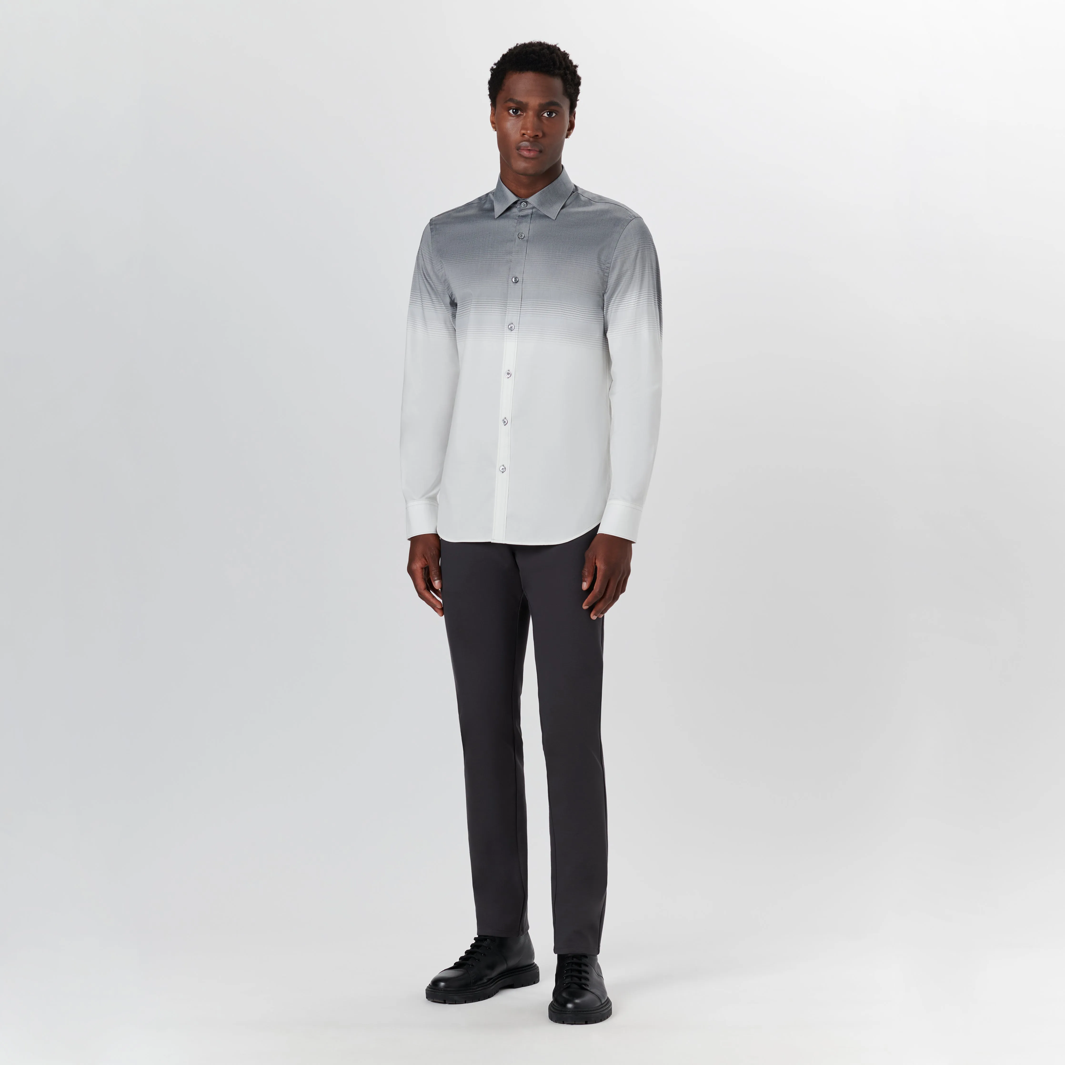 JULIAN Degrade Striped Shirt