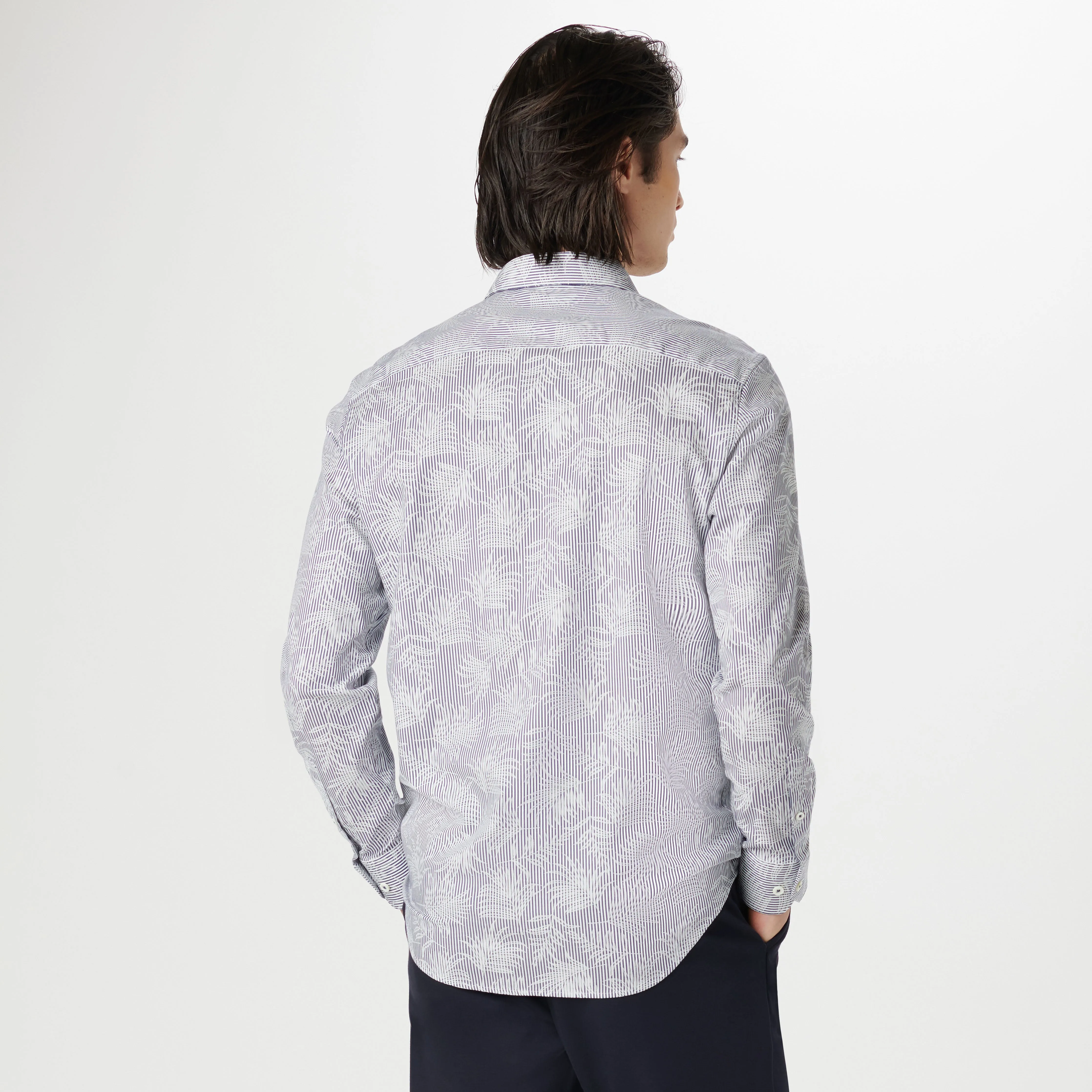 Julian Striped Leaf Shirt