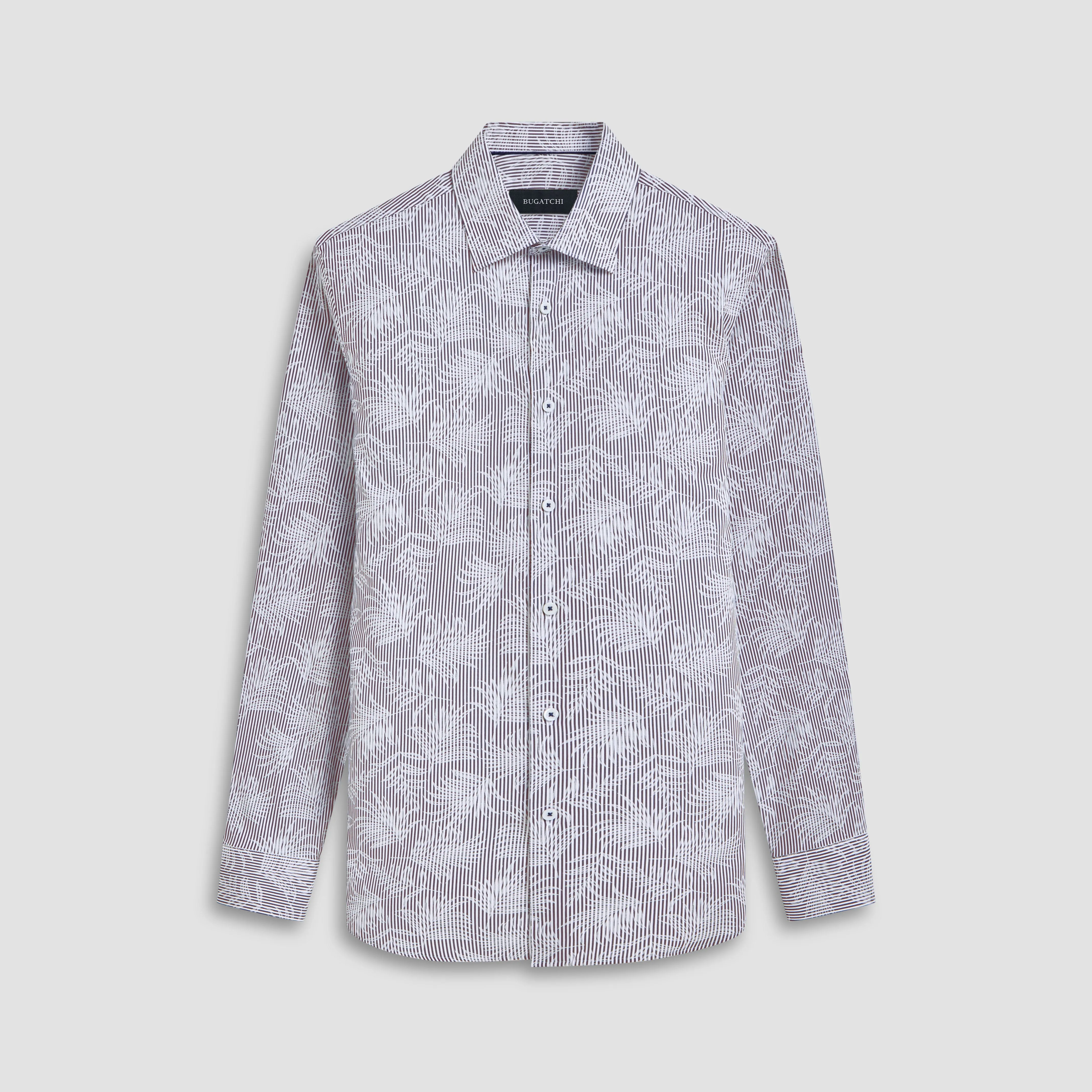 Julian Striped Leaf Shirt