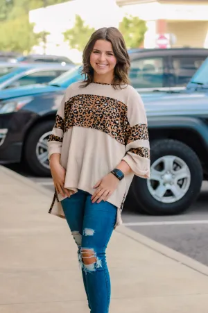 Just a Little Wild Waffle Knit