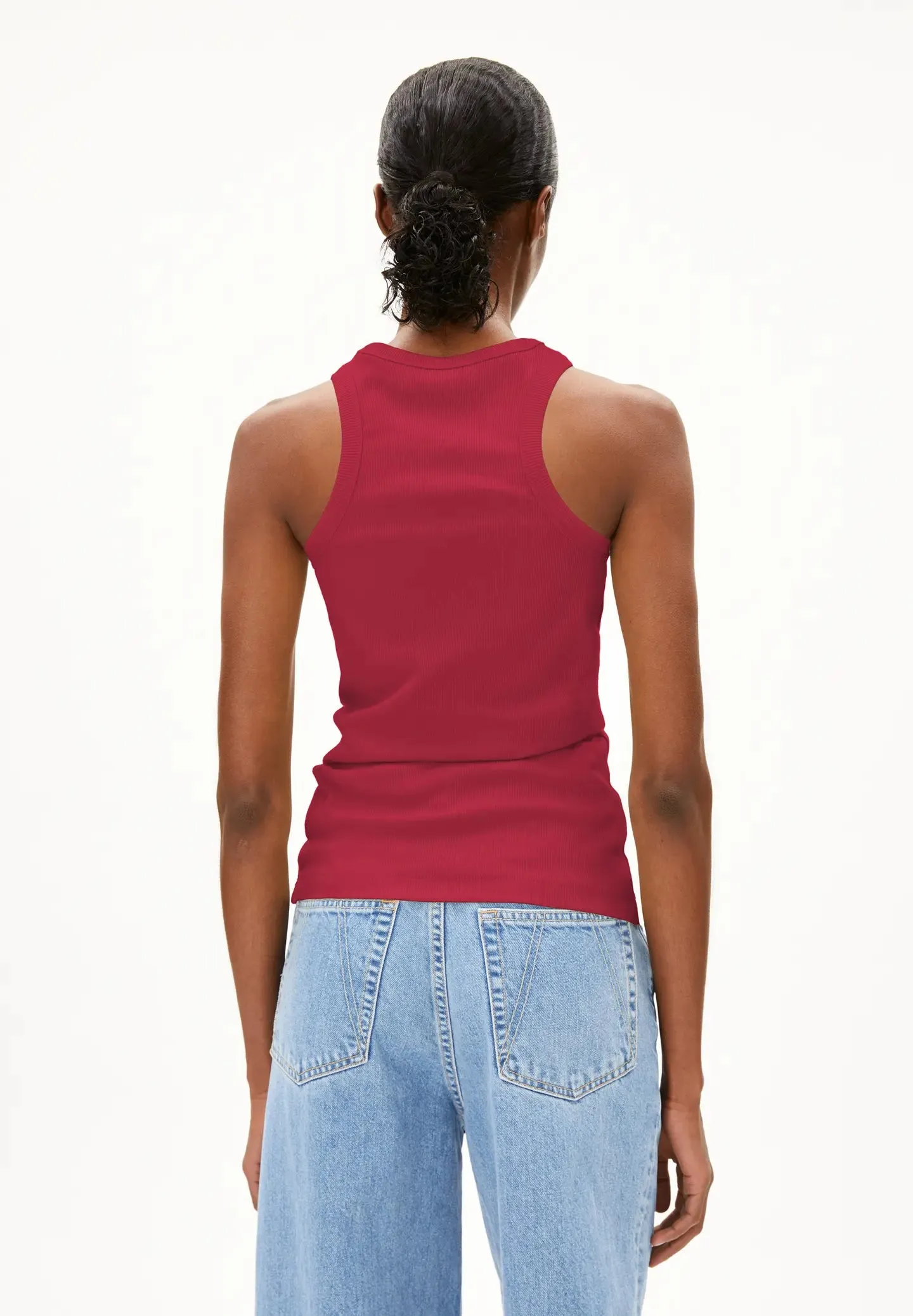 kanitaa top in red ash