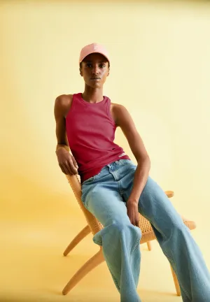 kanitaa top in red ash