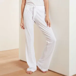 Knit Jersey Pajama Pant - White