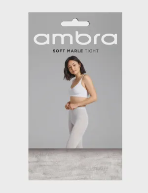 Knit Marle Tight- Light Grey Ambra