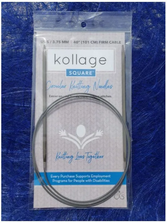 Kollage SQUARE Fixed Circular Needles - Soft Cord