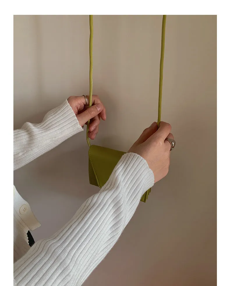 Korean V-neck long-sleeved sweater