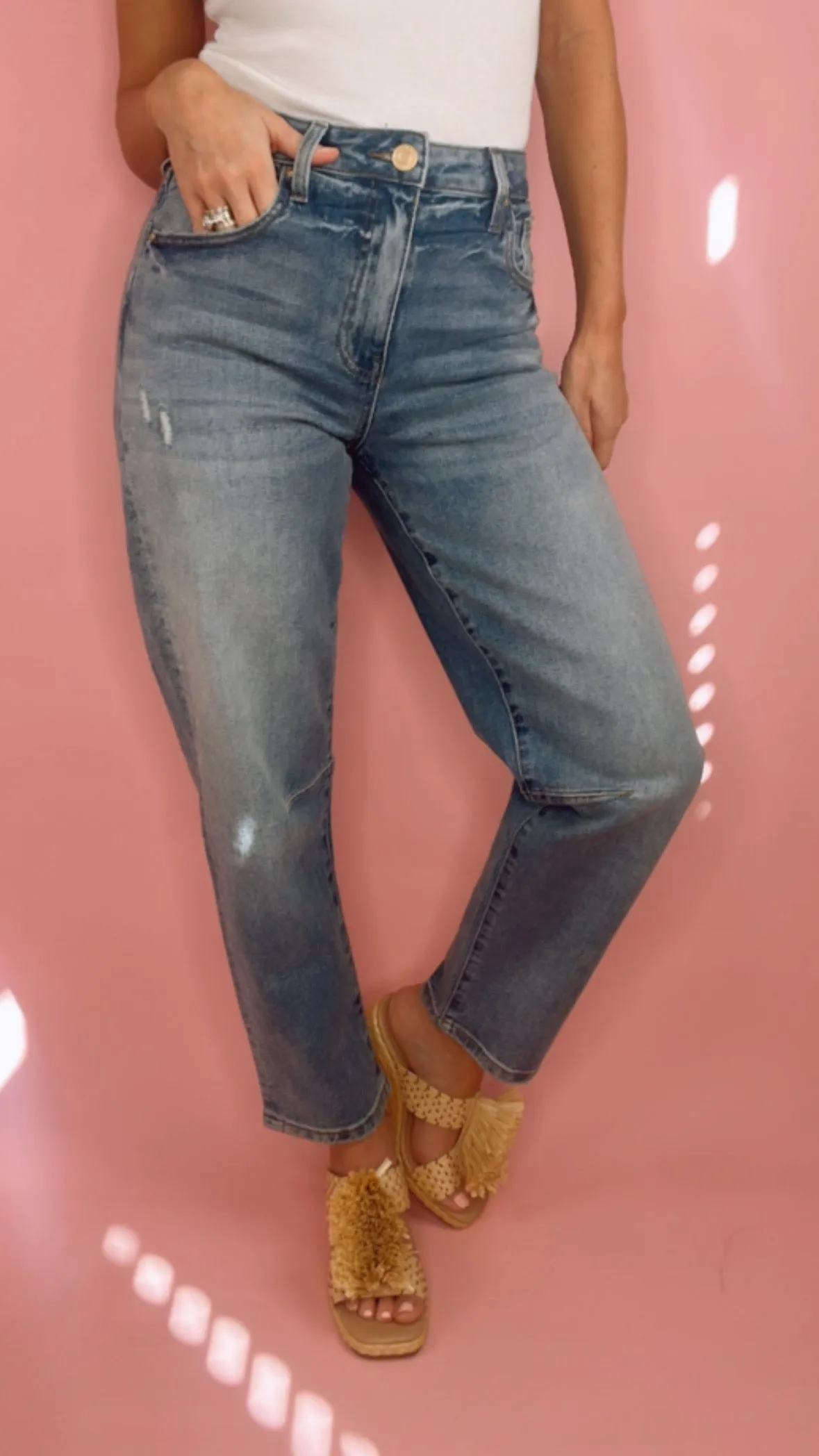 Kut Ashley High Rise Slouchy Barrel Jean