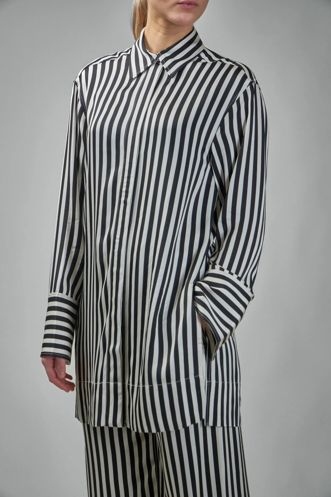 LEA Striped Viscose Shirt