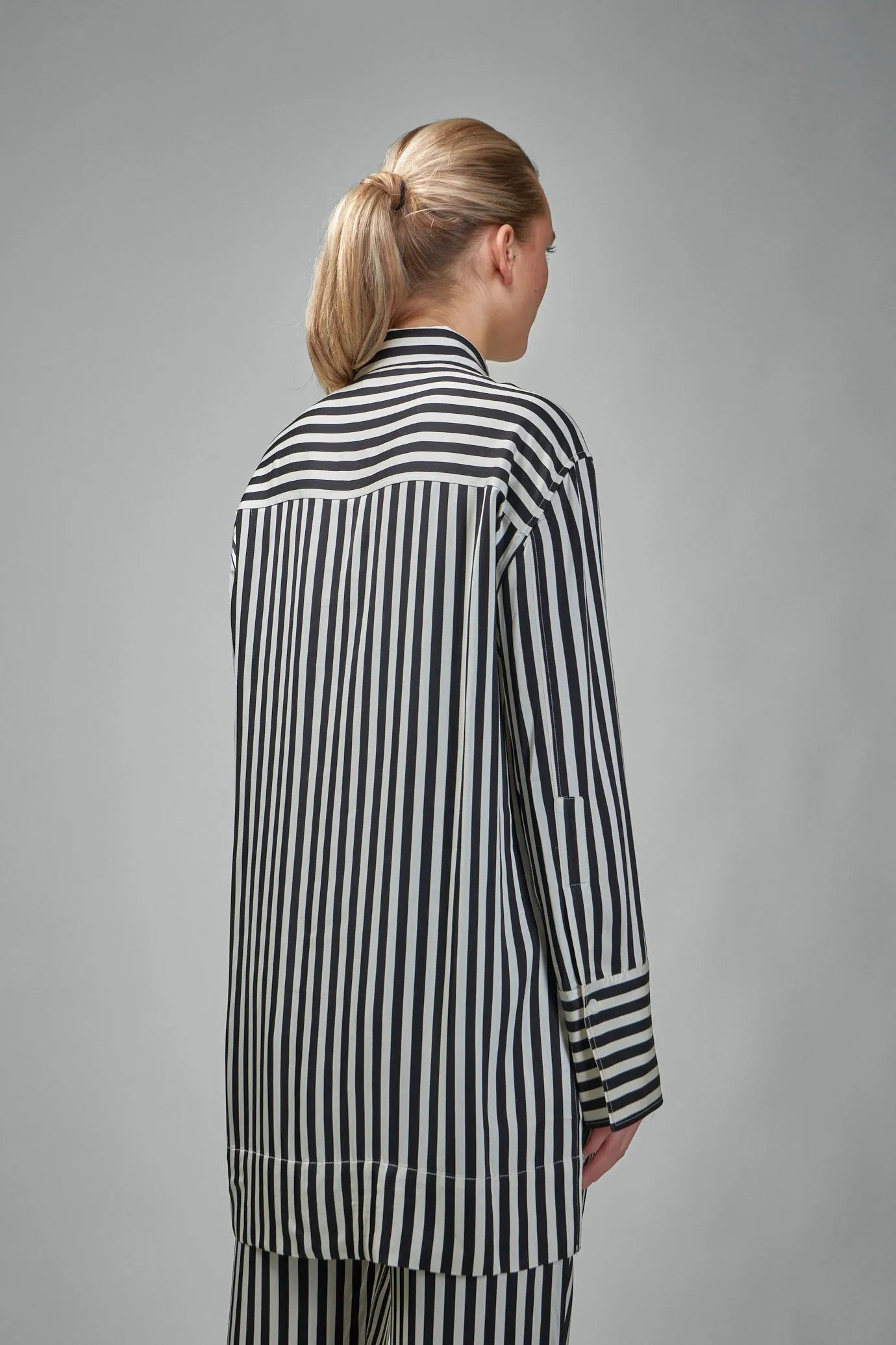 LEA Striped Viscose Shirt