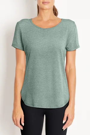Leah Short Sleeve (H. Iceberg Green)