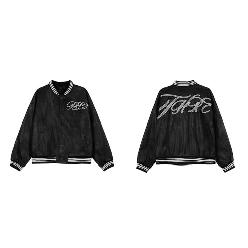 LEATHER BOMBER JACKET