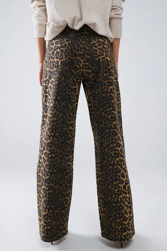 Leopard Print Denim