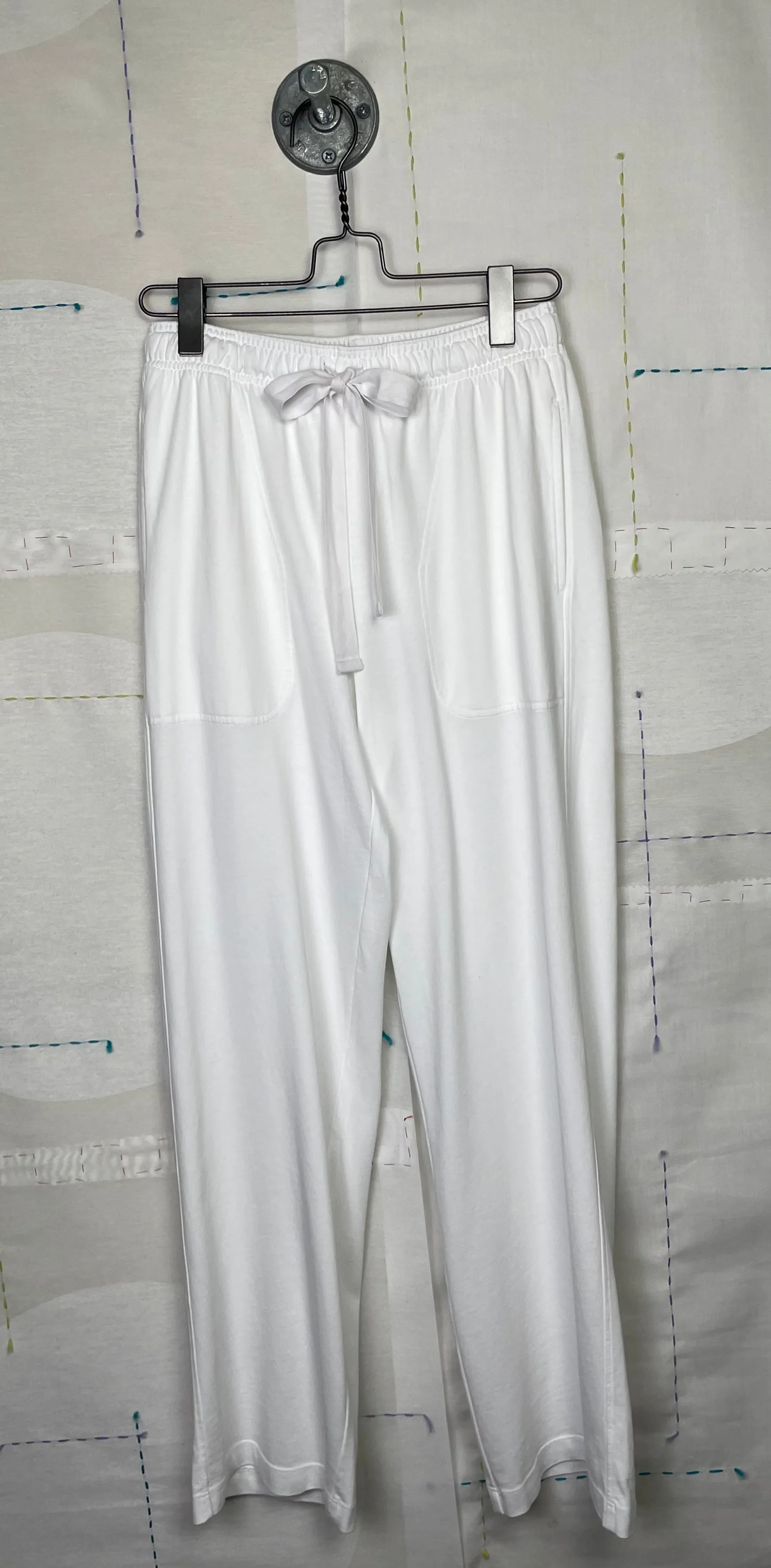 Lilla P.  ~  Drawstring Waist Pant - White