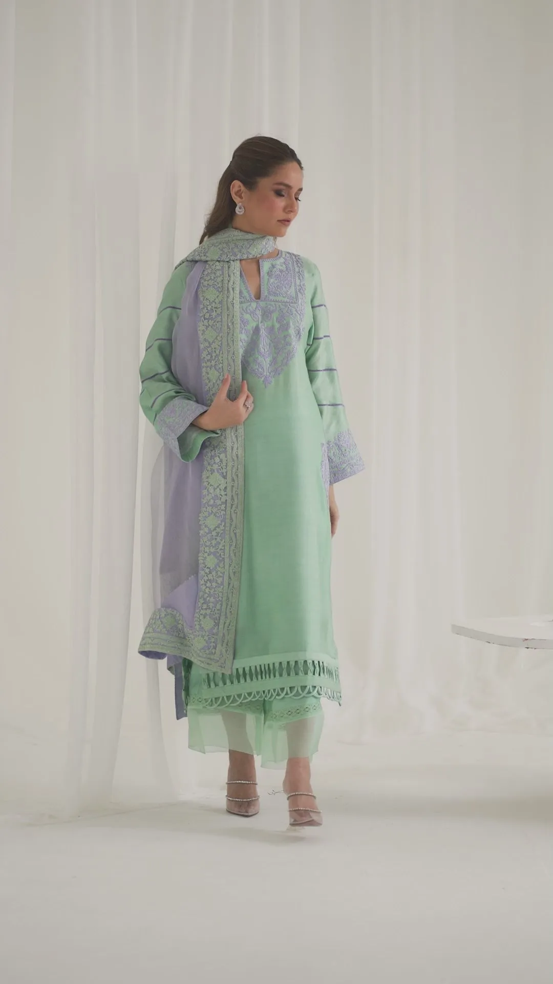 Lina (Shirt) - Eid Collection '24 by Noreen Neelam