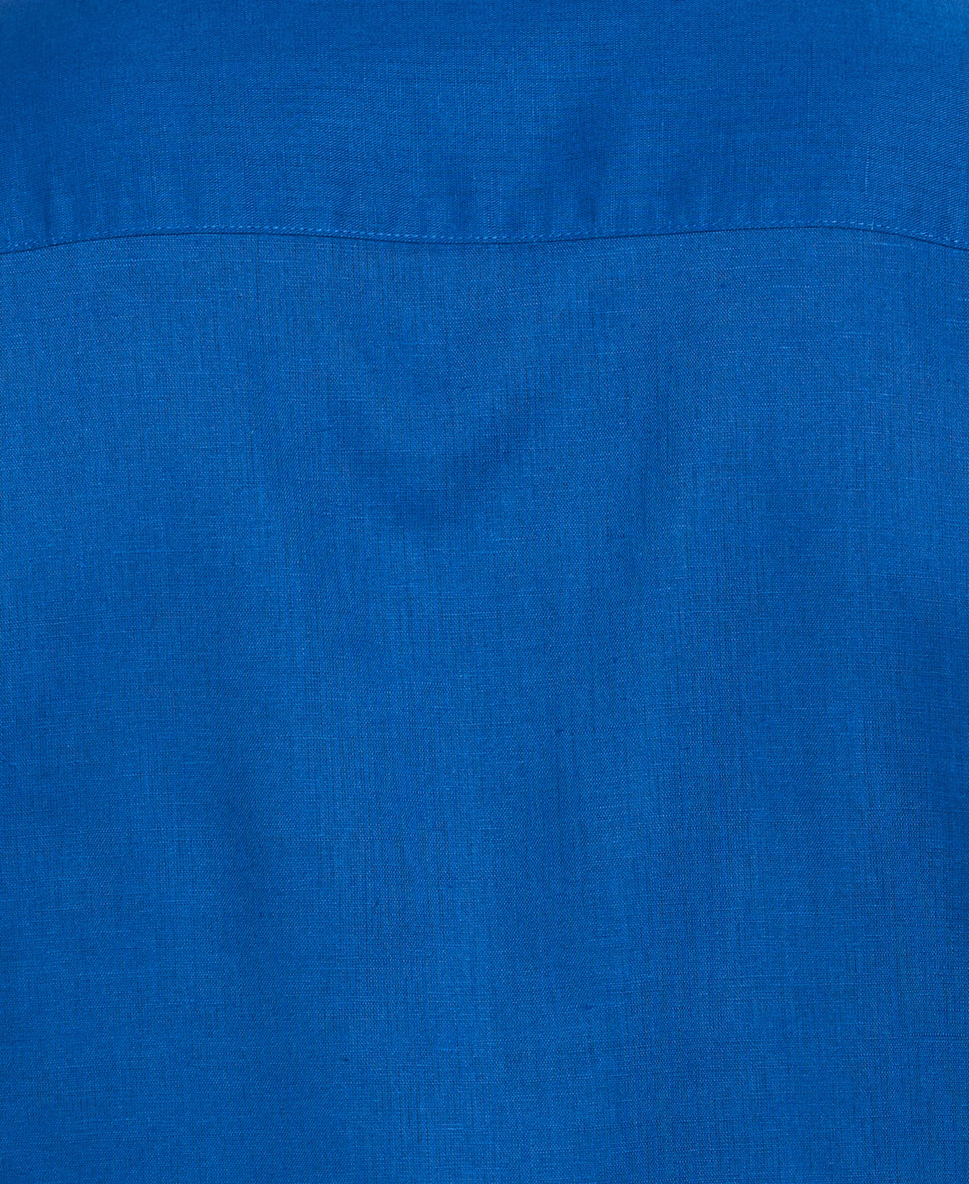 Linen Blend No Pocket Guayabera Shirt