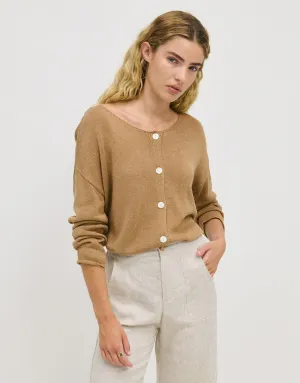 Little Lies Chloe Cardi - Taupe