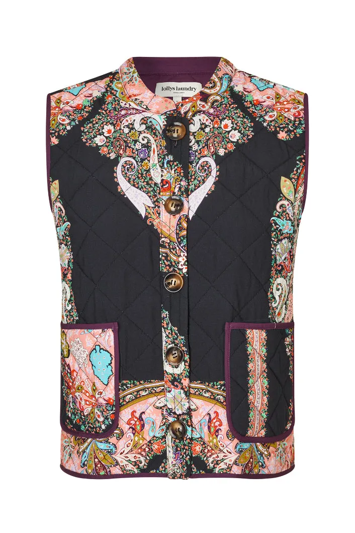 LOLLYS LAUNDRY Cairo Vest | Flower Print