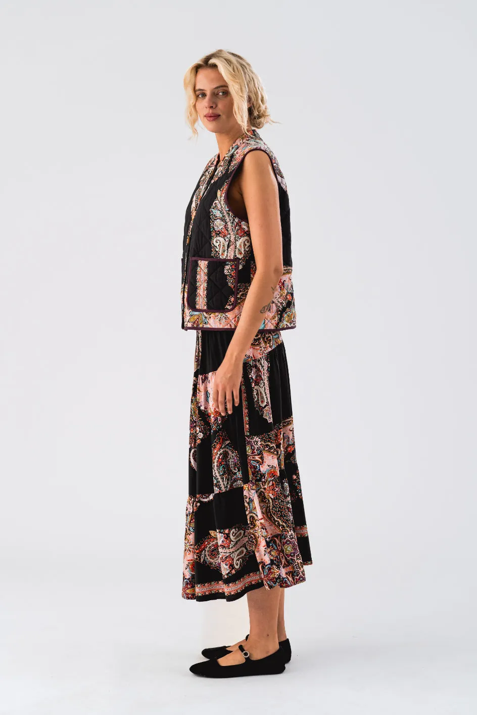 LOLLYS LAUNDRY Cairo Vest | Flower Print