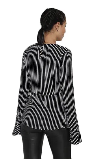 Long Sleeve Striped Top