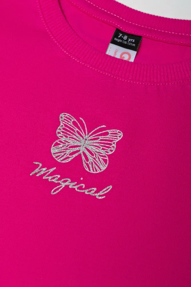Long Sleeve T-Shirt Pink
