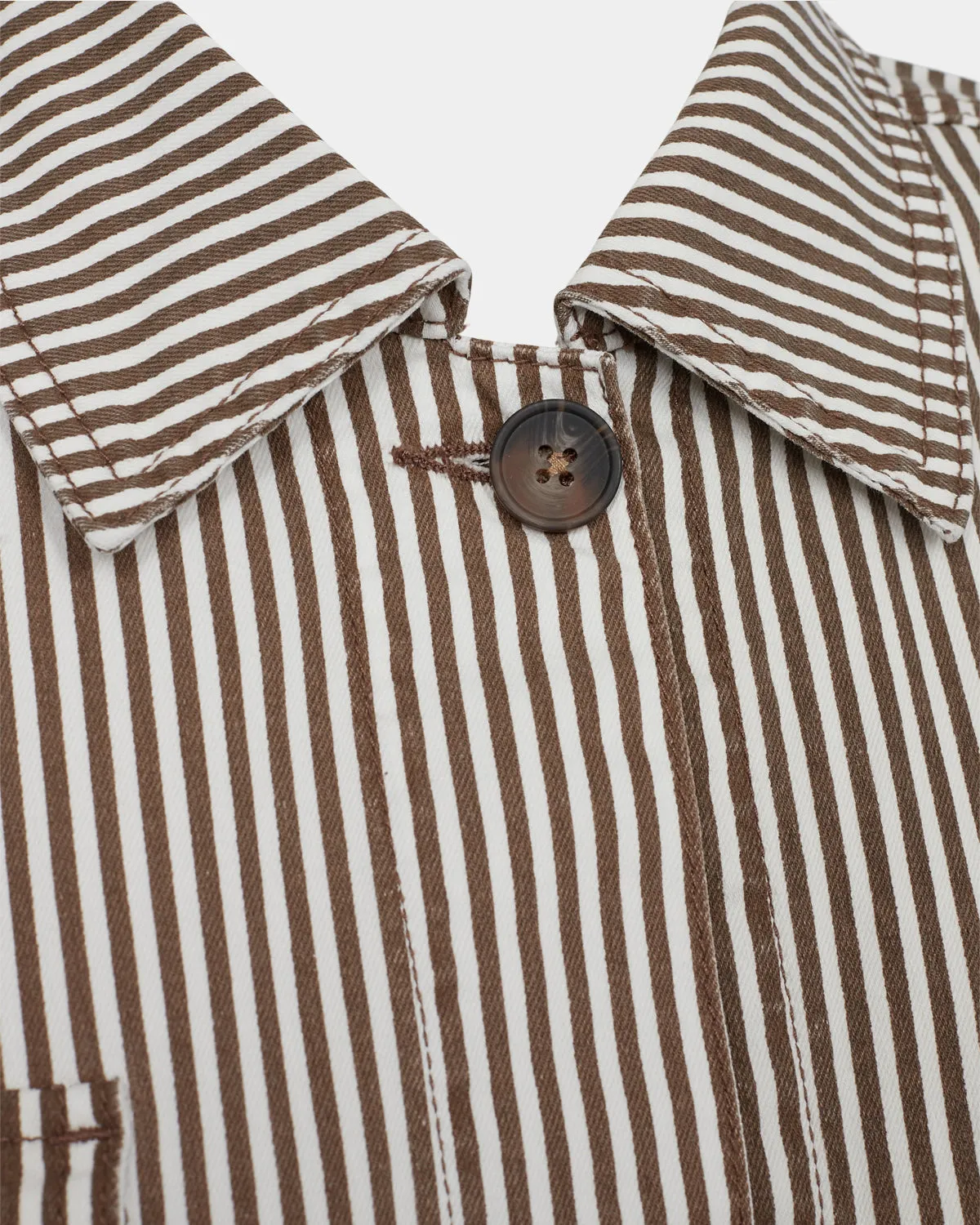 LYNNSW JACKET - Brown Striped
