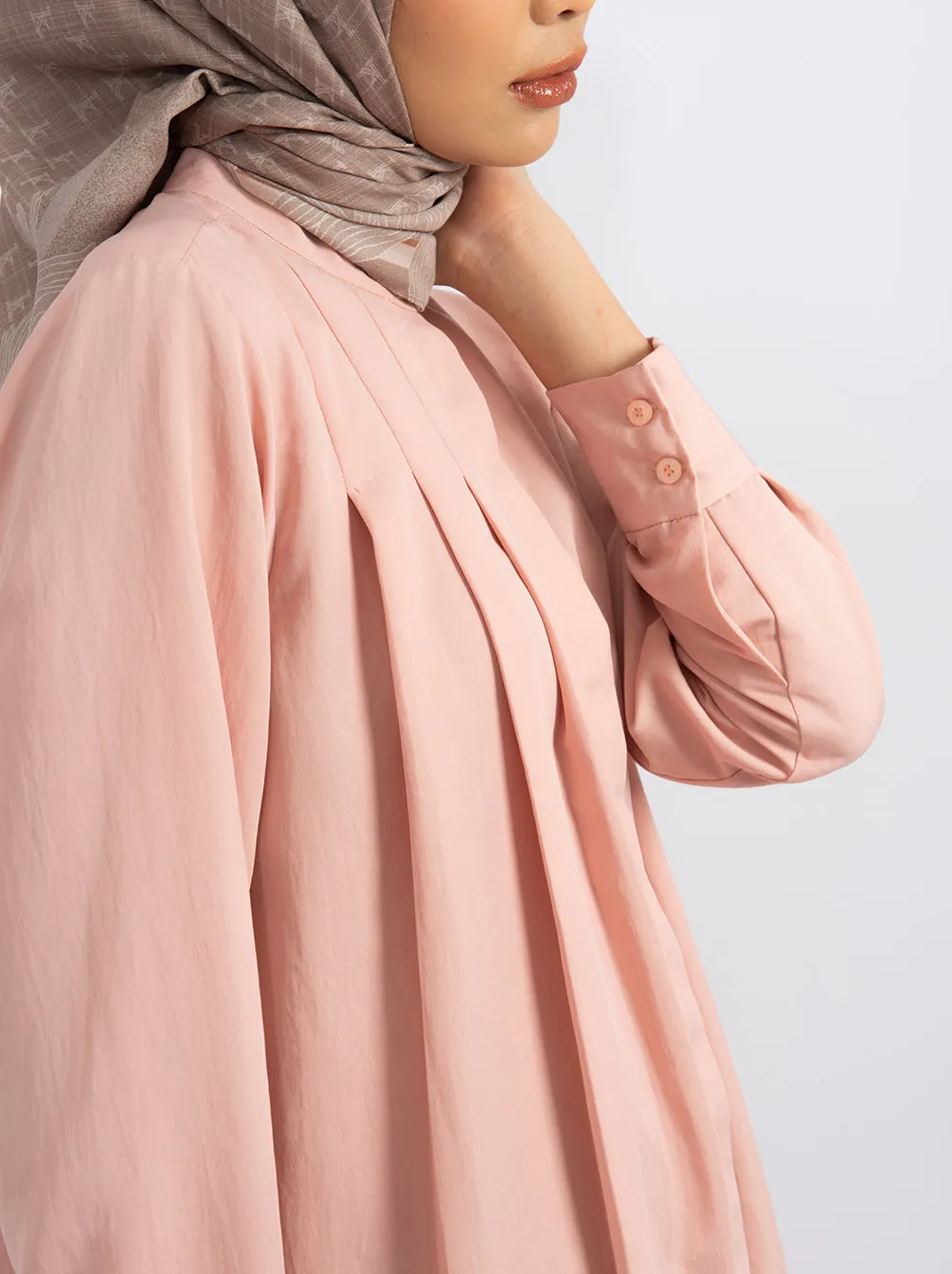 LYRA TOP PLAIN PEACH BLOOM