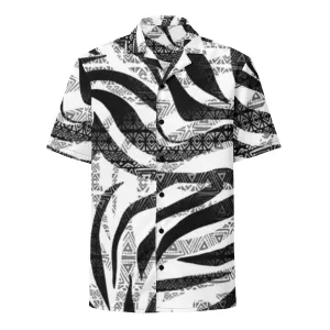 Maadish | Tribal Striped Button-Up Shirt