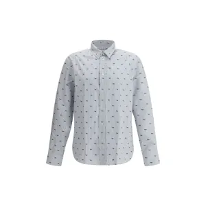 Maison Kitsuné Striped shirt with iconic fox