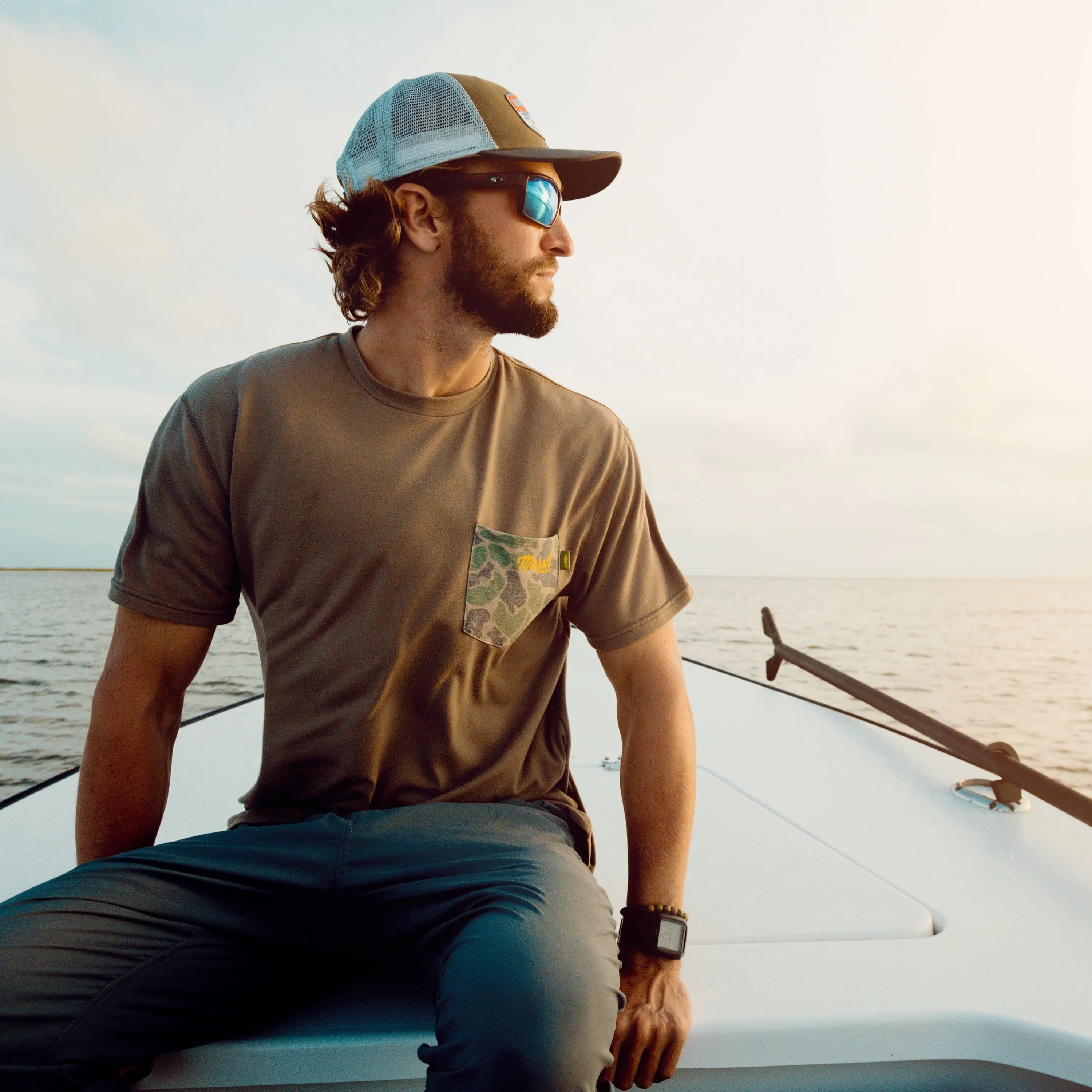 Mallard Camo Pocket Pamlico SS Shirt