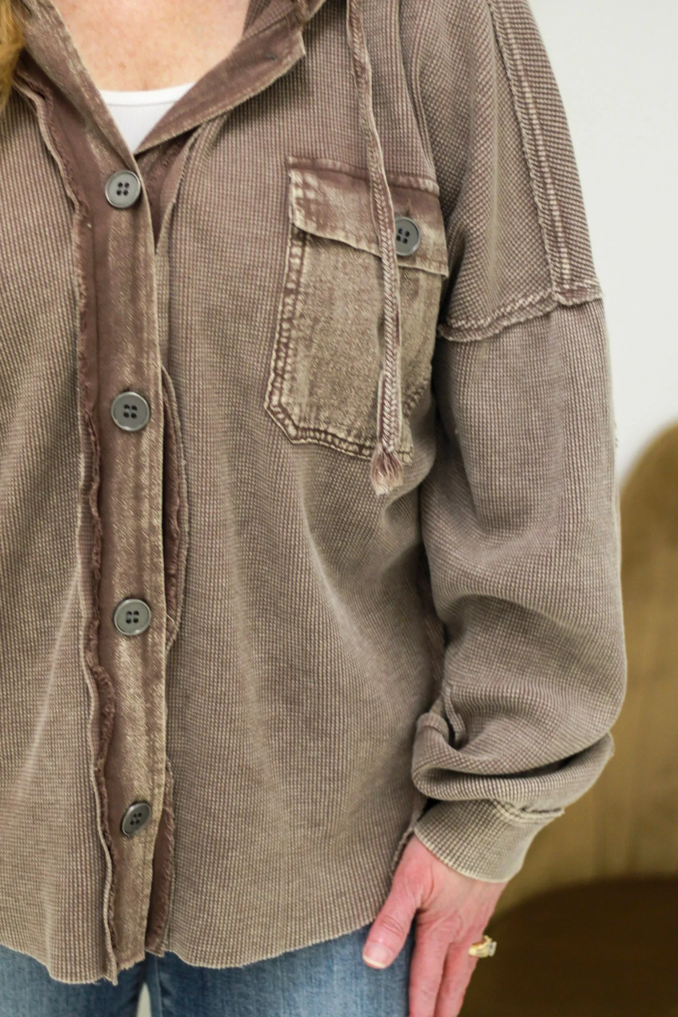 Meant to Be Mineral Wash Thermal in Mocha