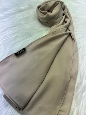 Medina Silk Chiffon - Nude