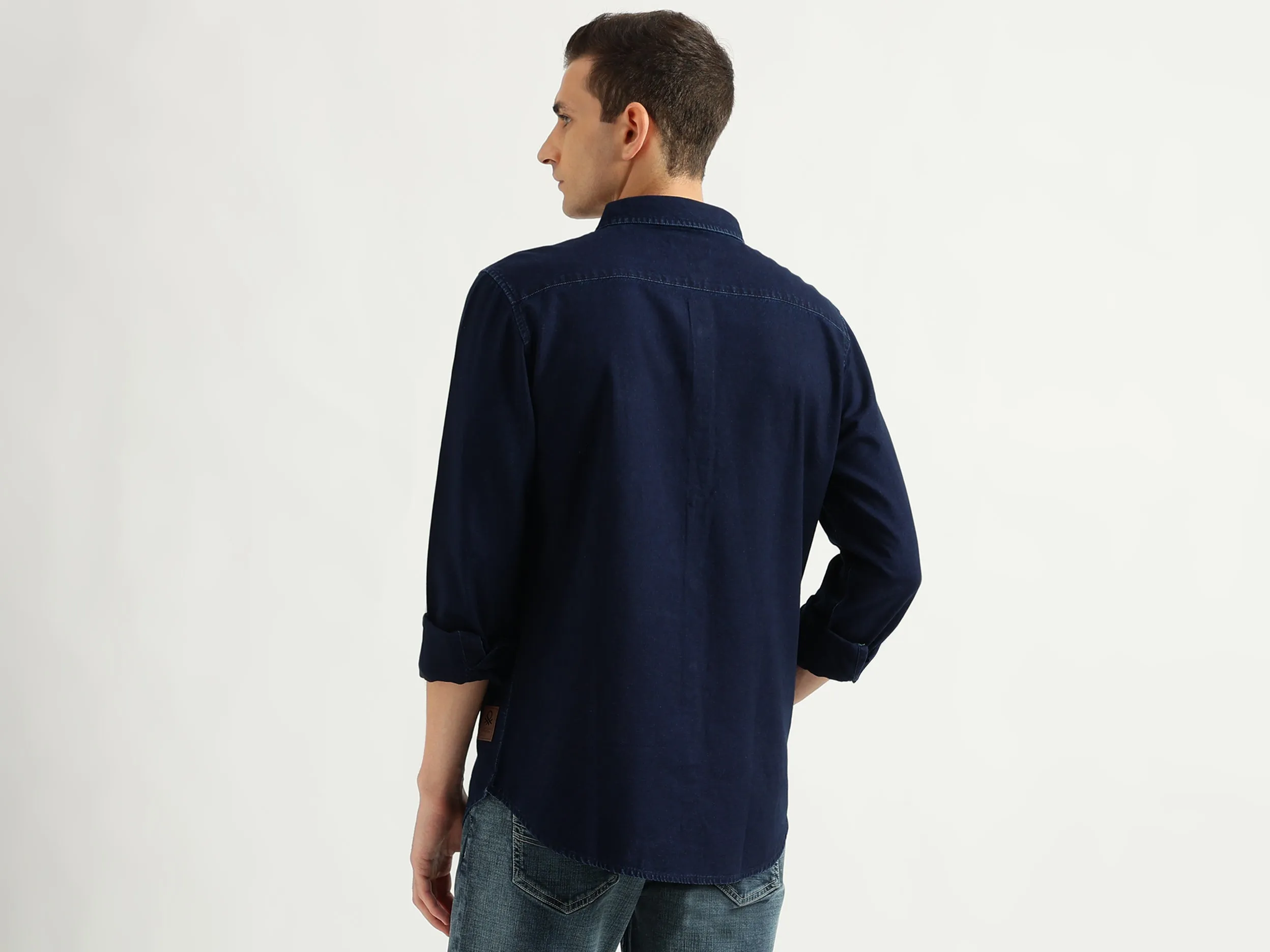 Men's Slim Fit Spread Collar Striped Shirts