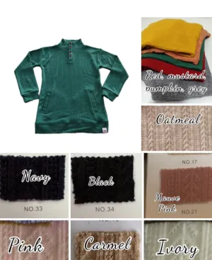 Mens Sweater (size Large only) BLACK NAVY OATMEAL GREEN