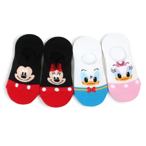 Mickey Mouse & Friends No-Show Socks IT1003 (4 Designs)