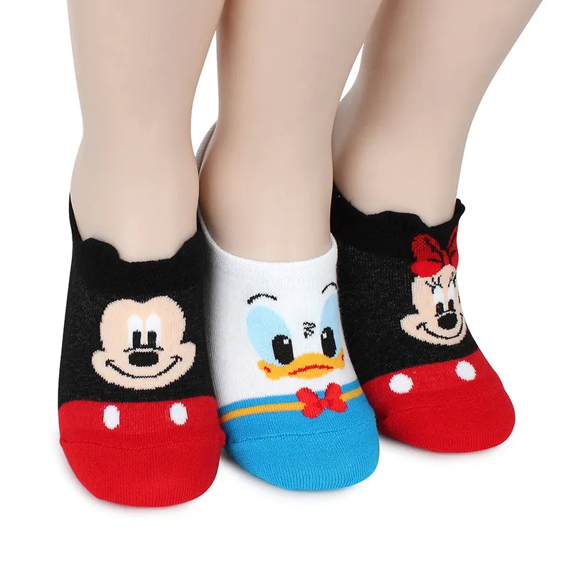 Mickey Mouse & Friends No-Show Socks IT1003 (4 Designs)
