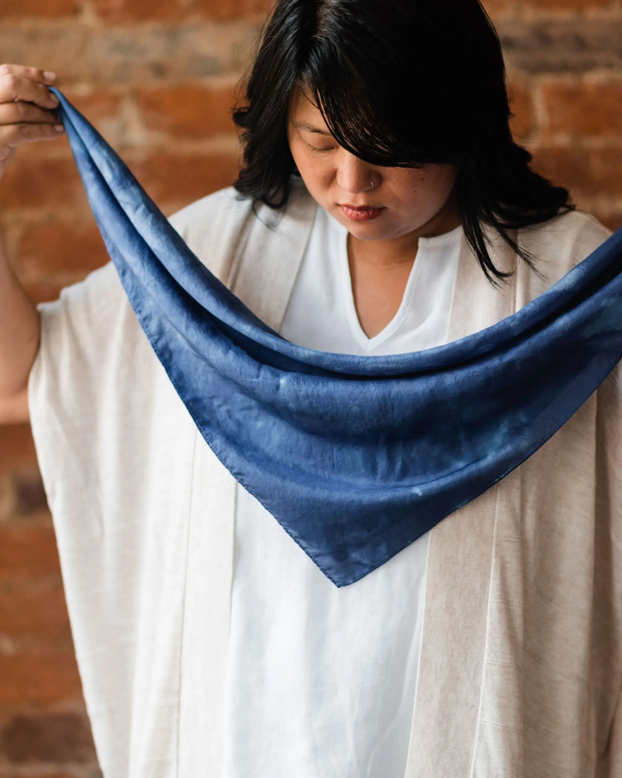 Midnight Silk Scarf - September