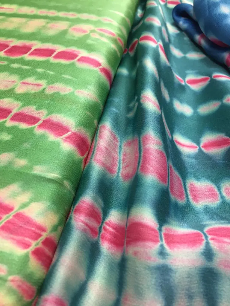 Modal Soft Muslin Tie dye Fabric