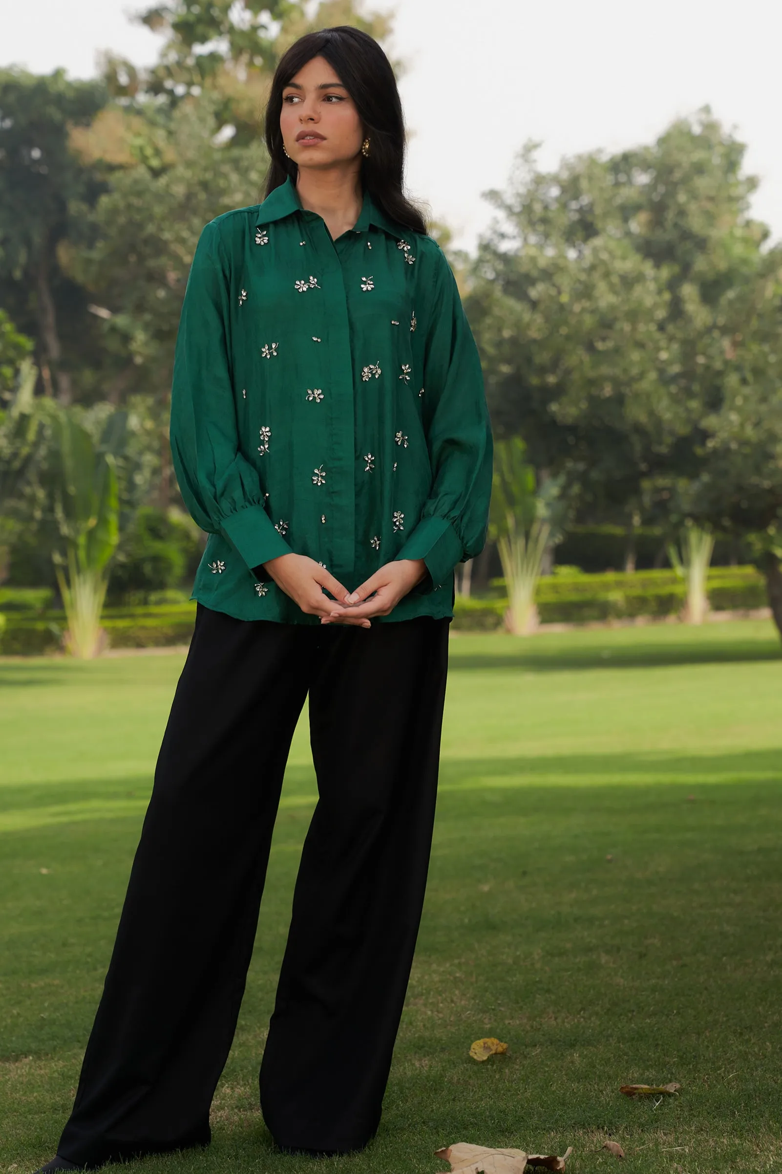 Moonlight Silk Shirt