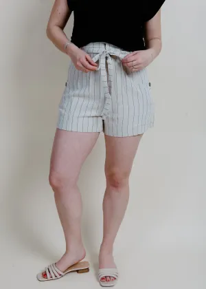 Morning Meeting Pinstripe Shorts