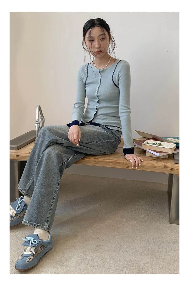 Mountain knit top