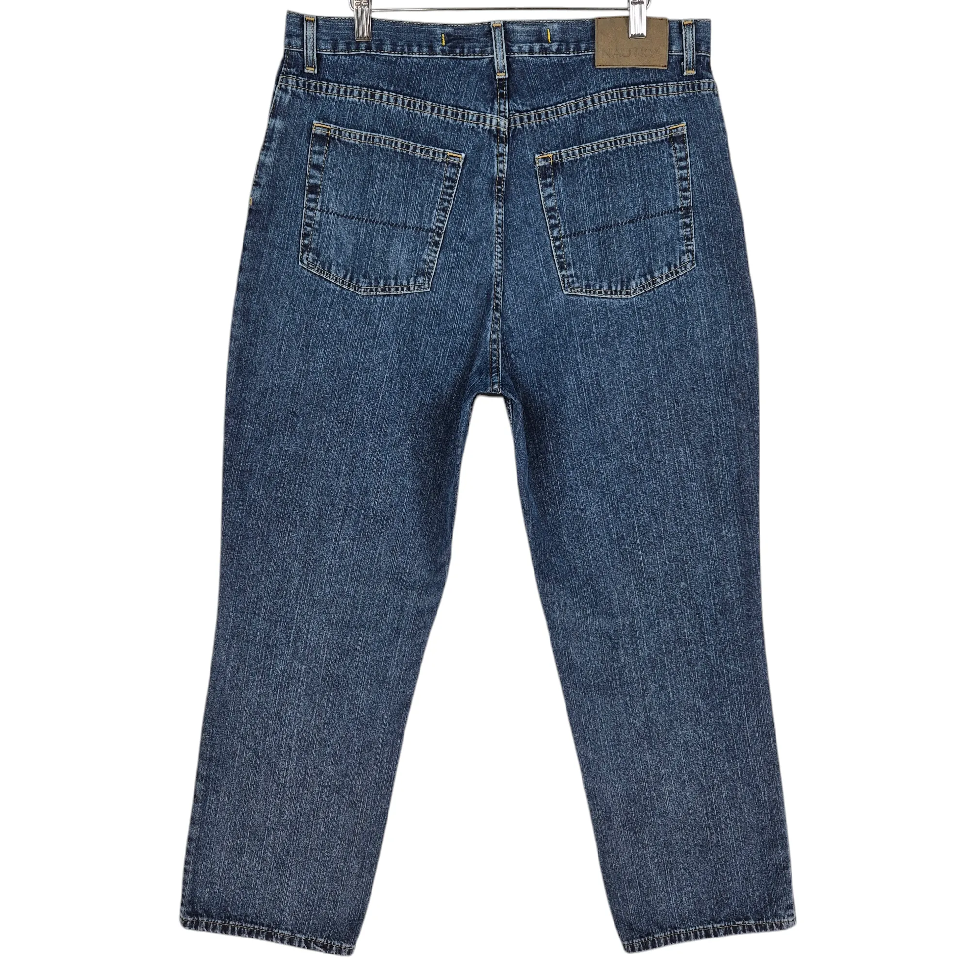 Nautica Jeans Dark Blue Relaxed Fit Denim Bottoms W