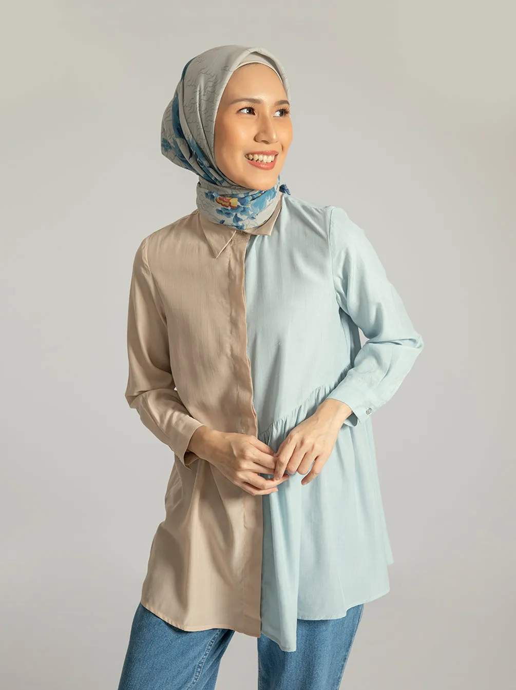 NEVIE TOP PLAIN NUDE SKY