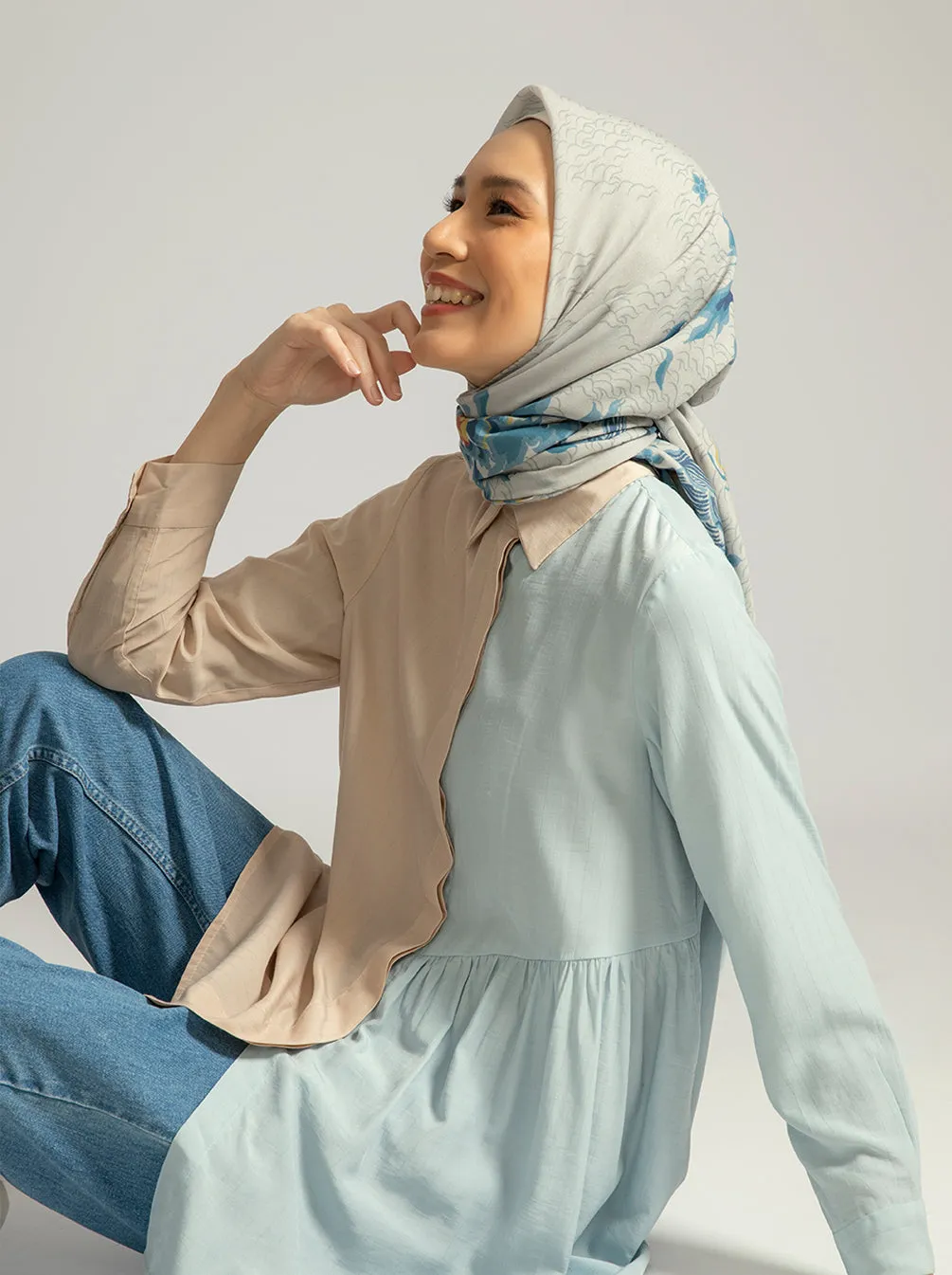 NEVIE TOP PLAIN NUDE SKY