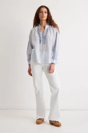 NIKITA MULTI STRIPED BLOUSE
