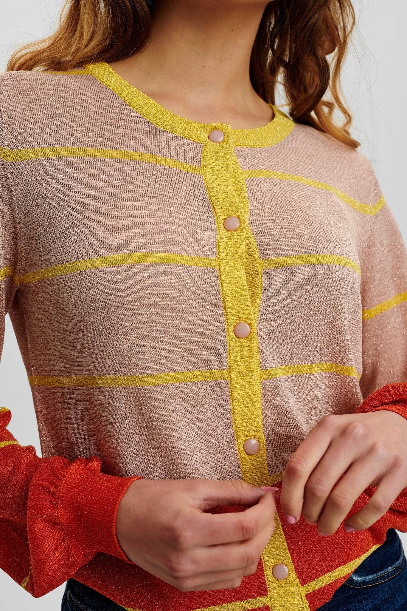 NUCHARISMA CARDIGAN - Flame