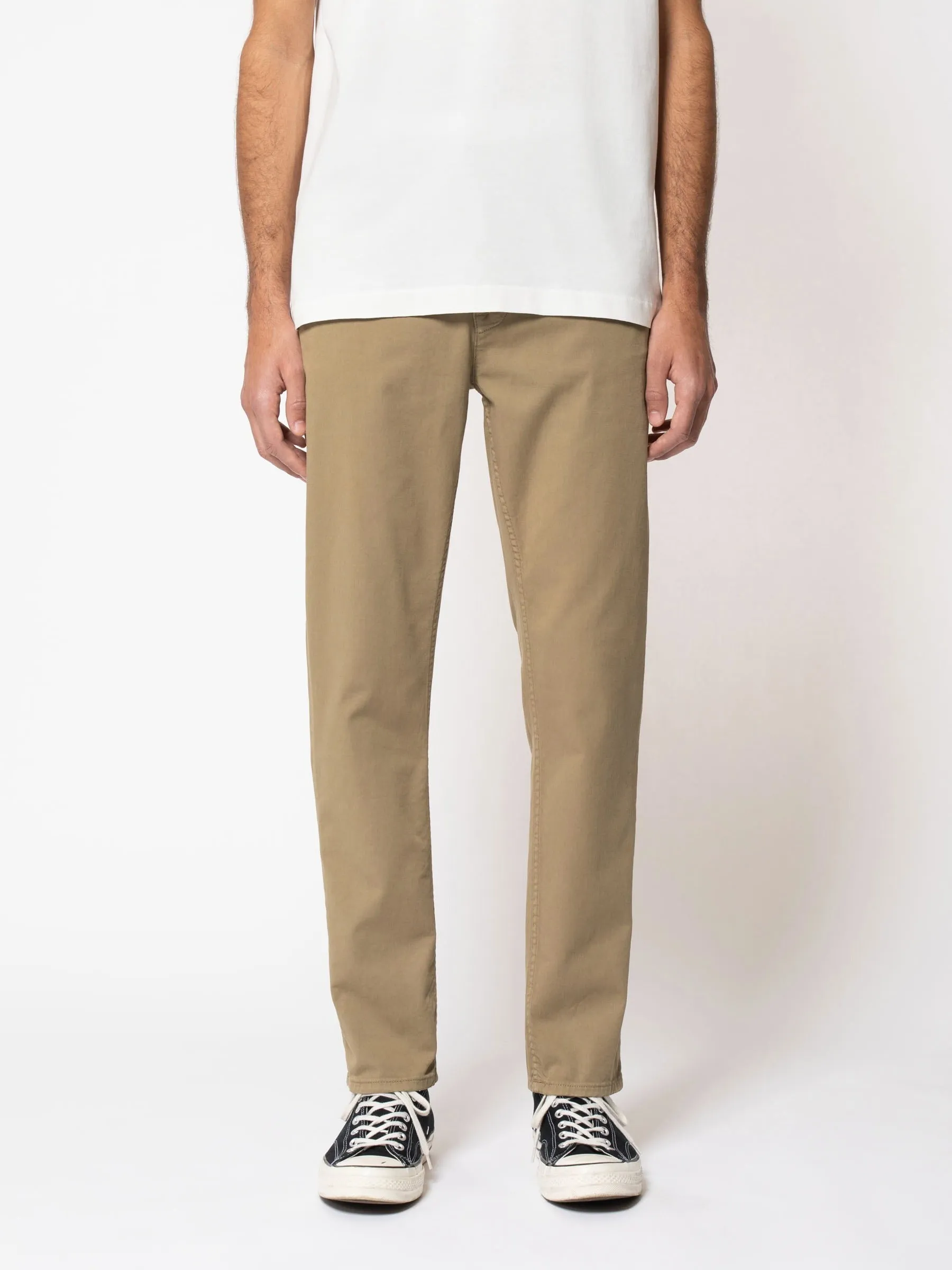 【Nudie Jeans】Easy Alvin Beige 微寬鬆錐形卡其褲卡其色