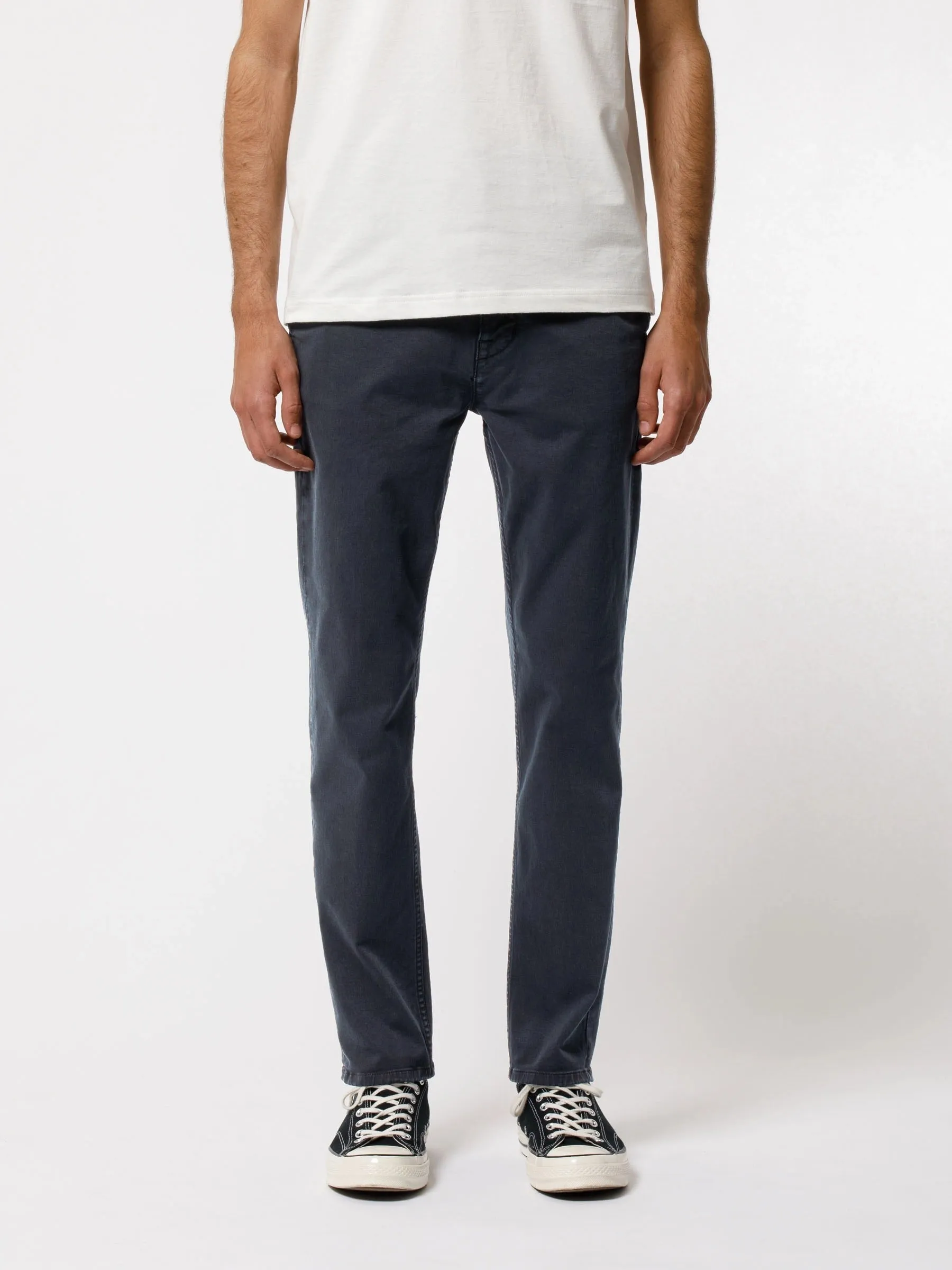 【Nudie Jeans】Easy Alvin Dark Midnight 微寬鬆版錐形卡其褲暗夜藍