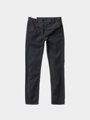 【Nudie Jeans】Easy Alvin Dark Midnight 微寬鬆版錐形卡其褲暗夜藍