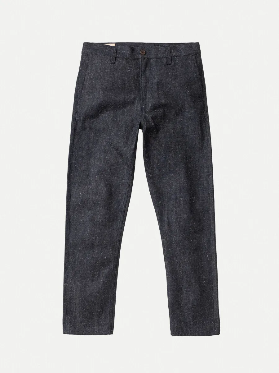 【Nudie Jeans】Easy Alvin Dry Bamboo Selvage 7.1oz  竹纖雪花錐型上寬下窄牛仔卡其褲
