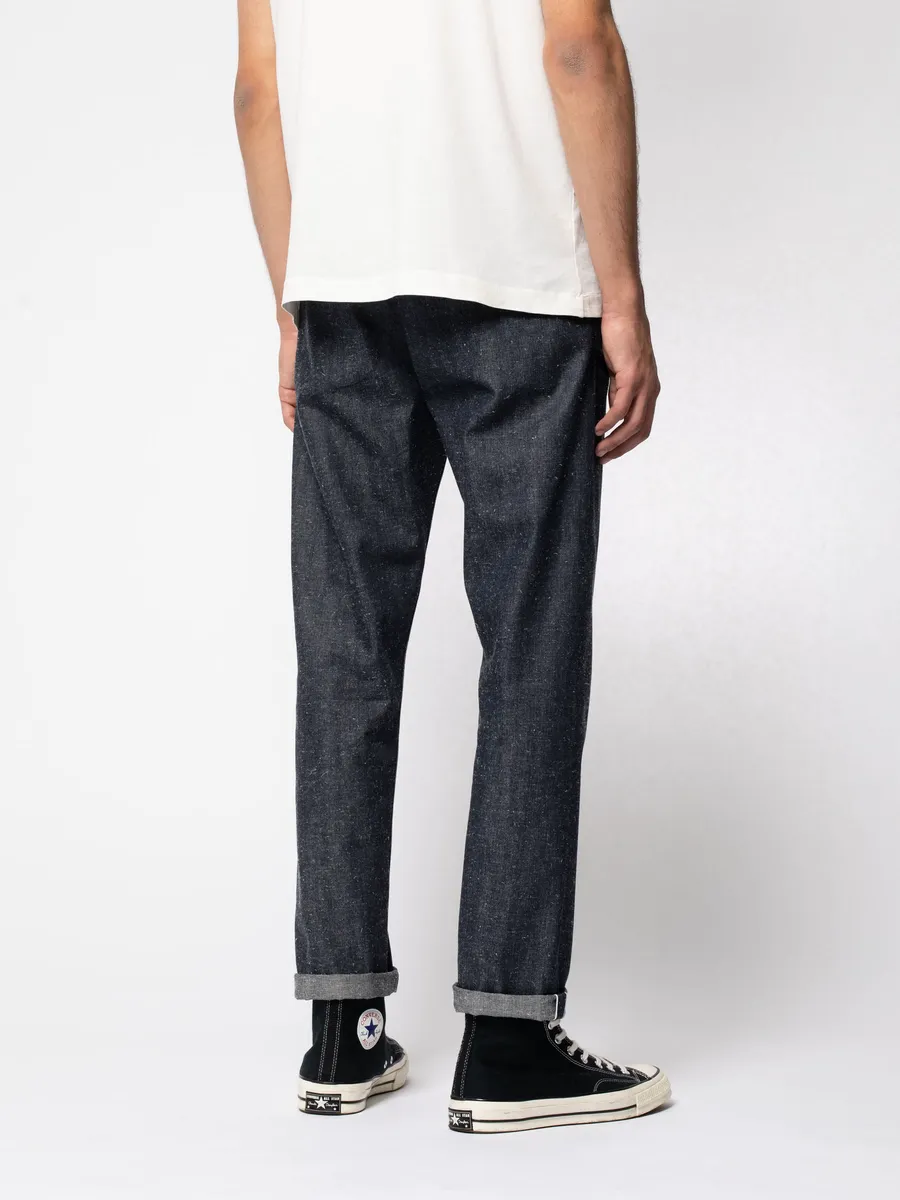 【Nudie Jeans】Easy Alvin Dry Bamboo Selvage 7.1oz  竹纖雪花錐型上寬下窄牛仔卡其褲